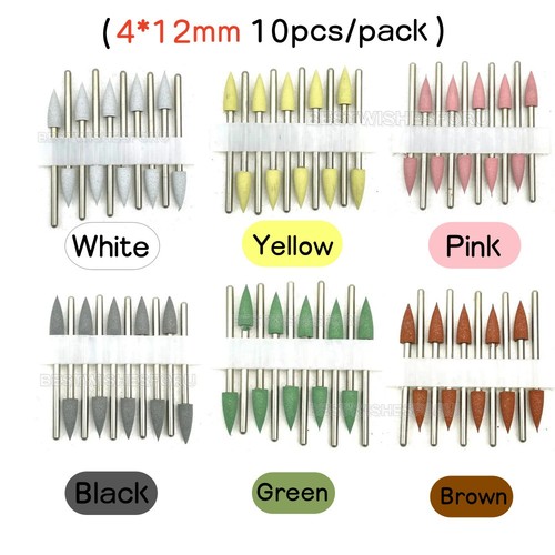 10pz trapano dentale gomma - dentale,