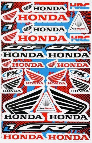 Pro honda foglio adesivo hrc - honda,