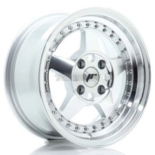 Cerchi in lega Japan Racing JR6 15x7 ET25 4x108 argento faccia lavorata