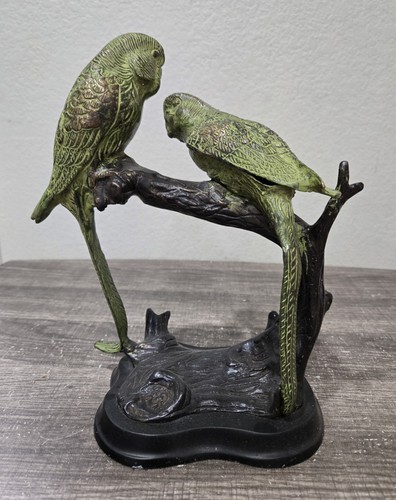 Scultura pappagalli verdi - , in