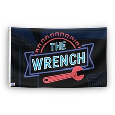 Bandiera The Wrench Neon 3x5