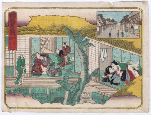 Shunga omaggio hiroshige - shunga,