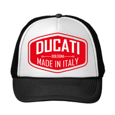 Cappellino Snapback Trucker moto Ducati logo idea regalo