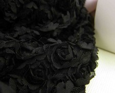 3D Chiffon Rosetta Abito da