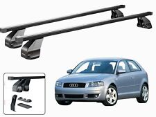 BARRE PORTATUTTO PORTAPACCHI PER AUDI A3 8P 3 PORTE 2003-2013 MENABO NERE