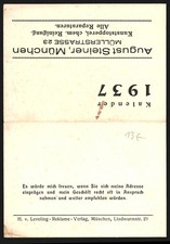 Calendario 1937 monaco - 1937,,