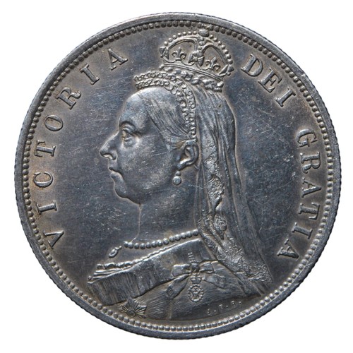 Mezza corona 1887 - , half