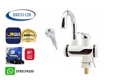 RUBINETTO MISCELATORE ELETTRICO SPINA CALDAIA ACQUA CALDA CON DISPLAY 