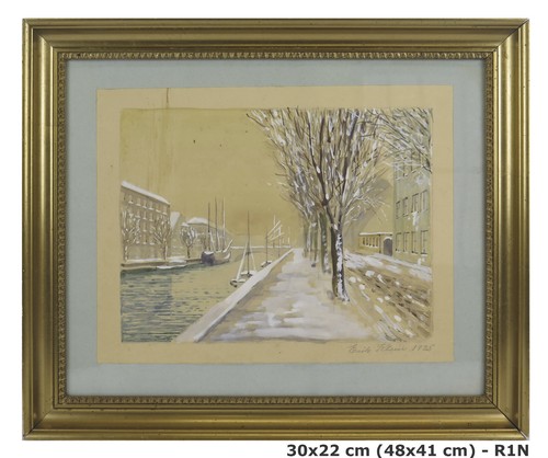Quadro antico firmato erika - quadro,