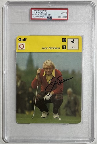 Jack nicklaus firmata 1977 - nicklaus,