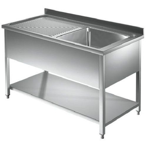 Lavello 140x70x85 acciaio inox