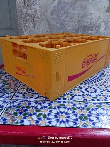 Cassa coca cola gialla - cassa,
