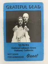 Grateful Dead Backstage Pass