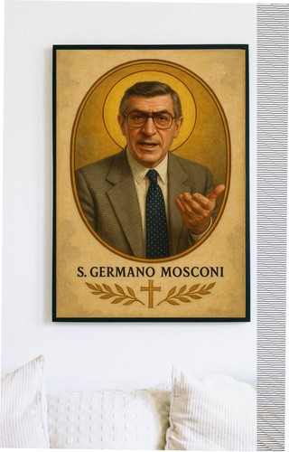 Poster germano mosconi - mosconi, santo