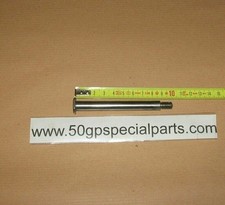 VESPA PIAGGIO FARO BASSO 98 125 150  APE PERNO RUOTA ANTERIORE lunghezza 100mm