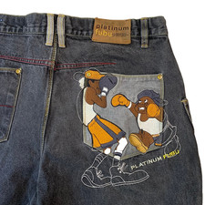 Jeans vintage fubu platinum - jeans,