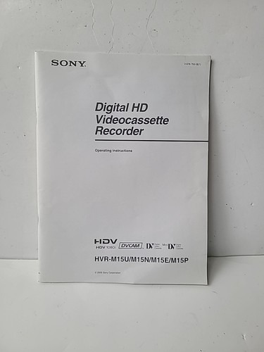 Sony libro istruzioni manuale - sony, istruzioni/manuale