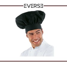 Cappello nero cuoco ISACCO
