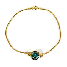 Blu trattato diamante - 5, kt