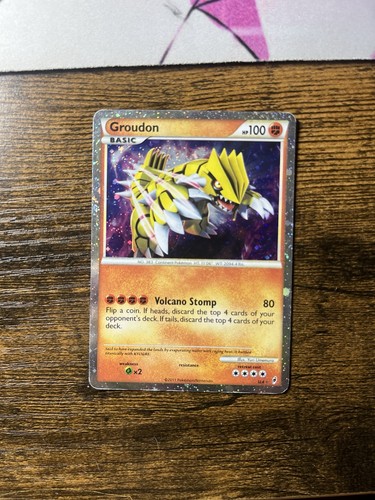 Carta pokemon 2010 groudon sl4 - groudon,