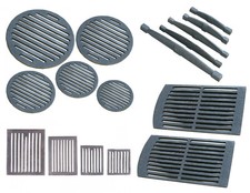 Griglia angolare camino stufa