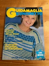 Guida maglia e uncinetto n. 85 1984 le schede macchina da conservare