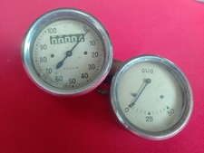 CONTACHILOMETRI VEGLIA e MANOMETRO OLIO FIAT BALILLA 3 MARCE e TOPOLINO A