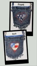 Borsetta jeans denim fatta a