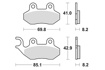 Pastiglie freno semi metal - freno, semi-metal