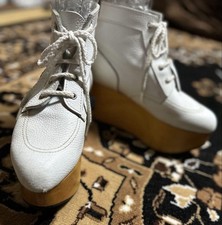 Scarpe donna 7.0US Vivienne Westwood stivali corti vintage cavallo a dondolo edizione limitata