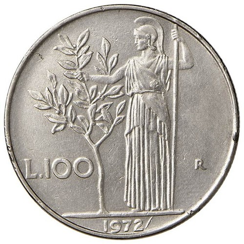 Moneta rara 100 - moneta, del
