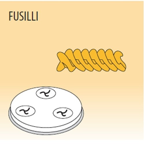 Trafila fusilli 9 in - mm,