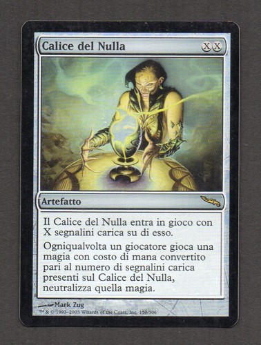 Mtg foil chalice the void - chalice,