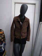 BERSHKA giacca in vera pelle