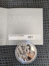 Moneda de Platino Año de la