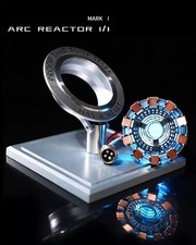 Iron Man Mark1 MK2 reattore ad arco prova che Tony Stark cuore LED lampada petto luce
