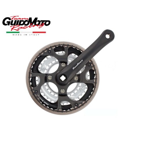 Guarnitura pedivelle alluminio - pedivelle,