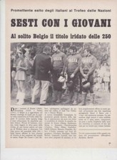 advertising Pubblicità- TROFEO DELLE NAZIONI MOTOCROSS 1972 MX VINTAGE