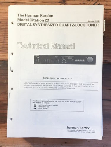 Harman kardon citation 23 - kardon,
