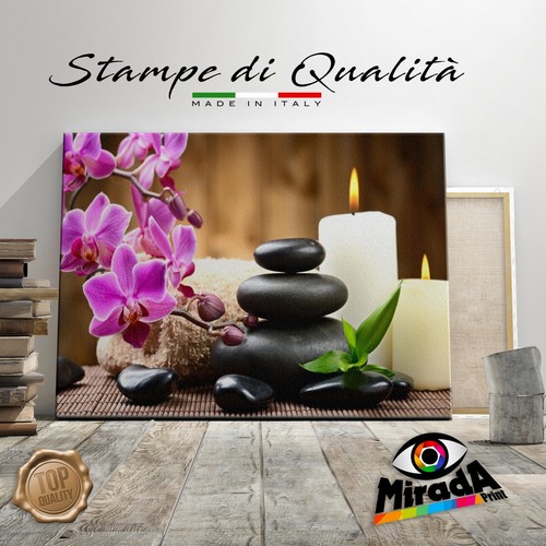 Quadro benessere sassi pietre - quadro,