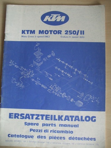 Manuale ricambi moto - , originali