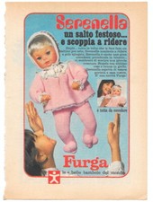 Pubblicità anni 70 Bambole Furga Serenella 