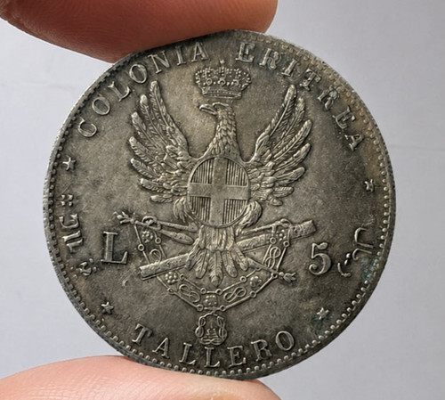 Umberto lire tallero 1891 - umberto,