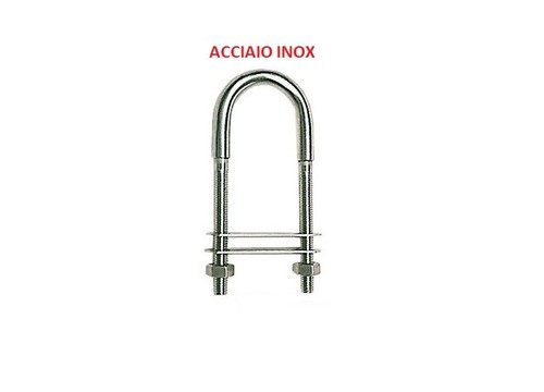 Cavallotto acciaio inox con - in,