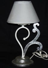 Lume con paralume lampada da