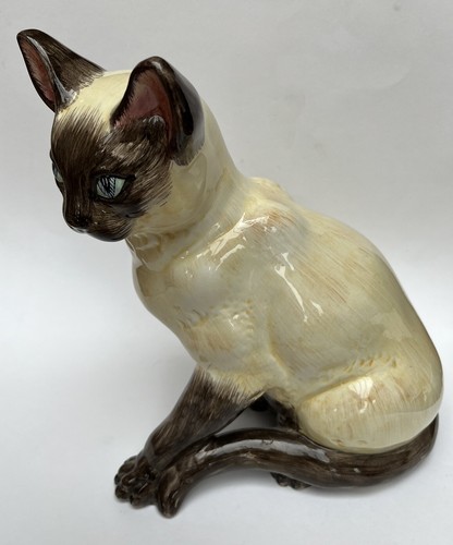 Vintage italian siamese cat - vintage,