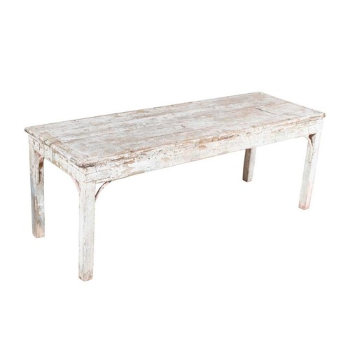 Antico banco lavoro teak - banco,