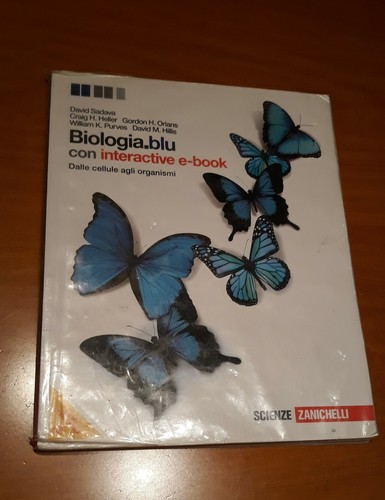 Biologia blu dalle cellule - blu,,