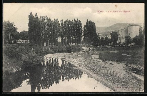 Cpa boën les - cpa, bords
