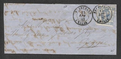 Regno aprile 1863 lettera - regno,